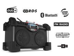 RH3 RockHart BT Radio de Construcción DAB+ y Bluetooth 230 Voltios Red o Batería