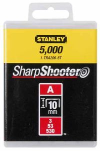 Stanley 1-TRA206-5T grapas 10mm tipo A - 5000 piezas