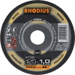 Rhodius 205701 Disco de corte XT38 para metal fino/Inox 180 x 1,5 x 22,23 mm