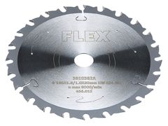 Flex-tools Accesorios 456012 Hoja de sierra TCT con dientes alternos 165 x 20 mm