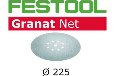 Festool Accesorios 203312 Discos de lijado Granat Net STF D225 P80 GR NET/25