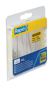 Rapid 40107360 Barras de pegamento para madera de 12 mm