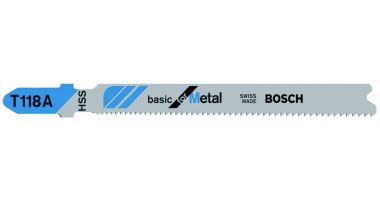 Bosch Professional Accesorios 2608631013 T118A Hojas de sierra de calar T - Vástago Por 5 Metal