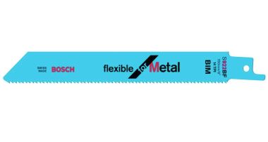 Bosch Professional Accesorios 2608656014 S922BF Hoja de sierra de sable  Flexible para metal 150 mm 5 piezas