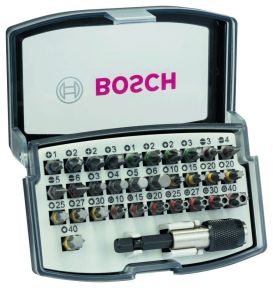 Bosch Professional Accesorios 2607017319 Juego de puntas de atornillar 32 piezas