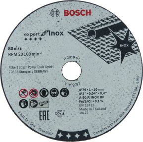 Bosch Professional Accesorios 2608601520 Disco de corte Metal 76 x 10 x 1 mm 5 piezas