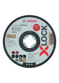 Bosch Professional Accesorios 2608619262 X-LOCK Disco de corte Standard para Inox 125 mm WA 60 TF BF