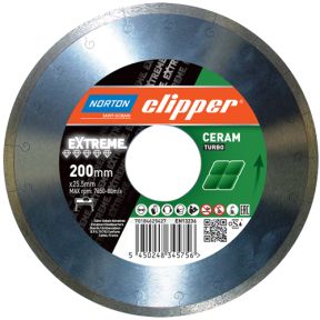 Norton Clipper 70184644432 Hoja de sierra Extreme Ceramic Diamond 250 x 25,4 mm