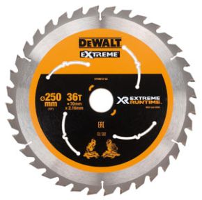 DeWalt Accesorios DT99572-QZ XR Hoja de sierra circular 250 x 30 mm 36T CSB