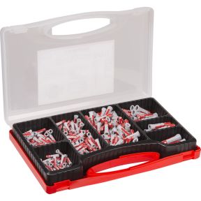 Fischer 535973 Redbox Duopower Surtido de tapones en caja