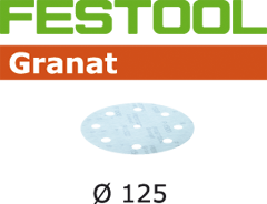 Festool 497182 Discos de lijado Granat STF D125/90 P1500 GR/50