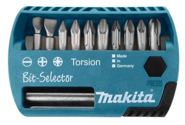 Makita P-53724 Juego de brocas para tornillos 11 piezas