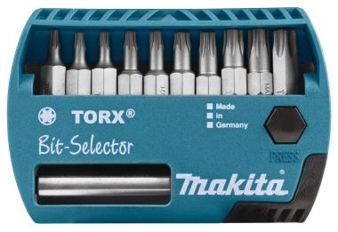 Makita Accesorios P-53768 Juego de puntas de tornillo 11 piezas "TORX"