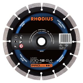 Rhodius 302454 LD40 Disco de corte diamantado 230mm