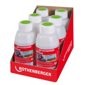 Rothenberger Accesorios 1500000201 Producto químico de limpieza Roclean para suelos radiantes 6 x 1 ltr.