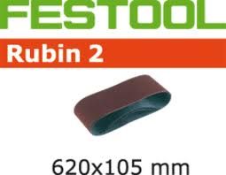 Festool Accesorios 499151 Grano 80 Rubin 2 10 piezas BS105/620x105-P80 RU/10
