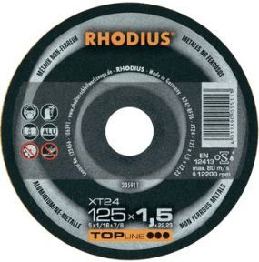 Rhodius 205914 XT24 disco de corte fino de aluminio 230 x 1,9 x 22,23 mm
