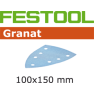Festool Accesorios 577539 Granat STF DELTA/7 P80 GR/10 hojas de lija - 1