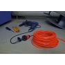 Brennenstuhl Professional 9161250200 cable de extensión IP44 25m naranja H07BQ-F 3G1,5 - 2