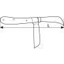 Facom Expert E117767 Cuchillo de electricista con doble hoja - 170 mm - 2