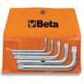 Beta 000980650 98XZN/B5 Juego de llaves acodadas de 5 piezas con perfil XZN® (art. 98XZN) en estuche - 1