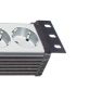 Brennenstuhl 1156057018 Toma de corriente Premium-Line de 19" para cajas de distribución de 8 vías negro/gris claro 3m H05VV-F 3G1,5 Formato de 19" - 5