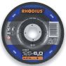 Rhodius 200018 Disco de desbaste KSM Metal 125 x 6,0 x 22,23 mm - 1