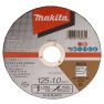 Makita Accesorios E-03040-12 Disco de corte 125x22,23x1,0mm acero inoxidable - 2