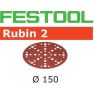 Festool 575191 Discos lijadores Rubin 2 STF D150/48 P150 RU2/50 - 1