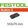 Festool 499159 Banda de lija Rubin 2 BS75/533x75-P120 RU/10 - 1