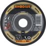 Rhodius 204621 Disco de corte XT38 para metal fino/Inox 125 x 1,0 x 22,23 mm - 1