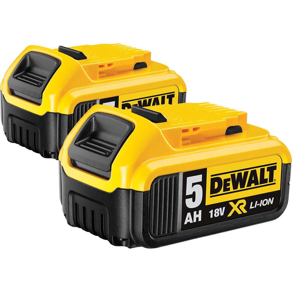 DeWalt Accesorios DCB184DUO DCB184 Duopack - 2 x batería de 18 voltios 5.0Ah Li-Ion