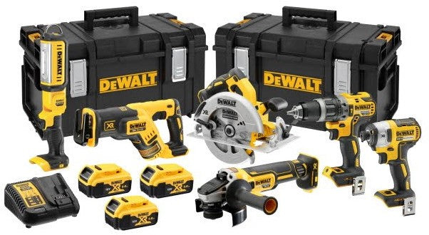 DeWalt DCK623P3-QW Juego especial 3x 18V 5,0 Ah XR Li-Ion 6 piezas en maletín ToughSystem