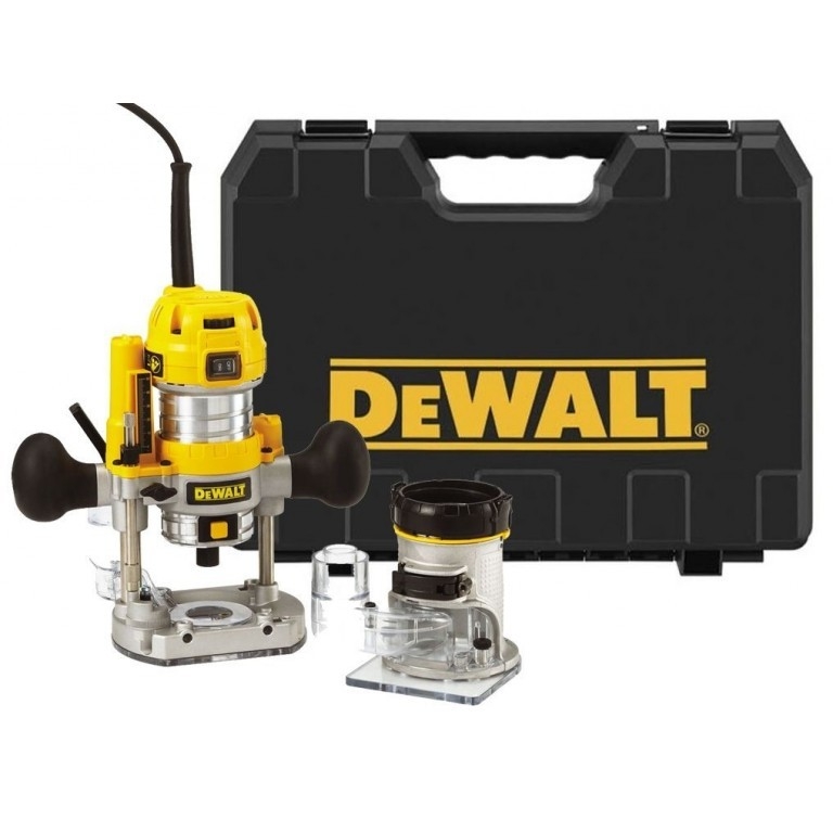 DeWALT D26204K-QS Fresadora de bordes y combinada