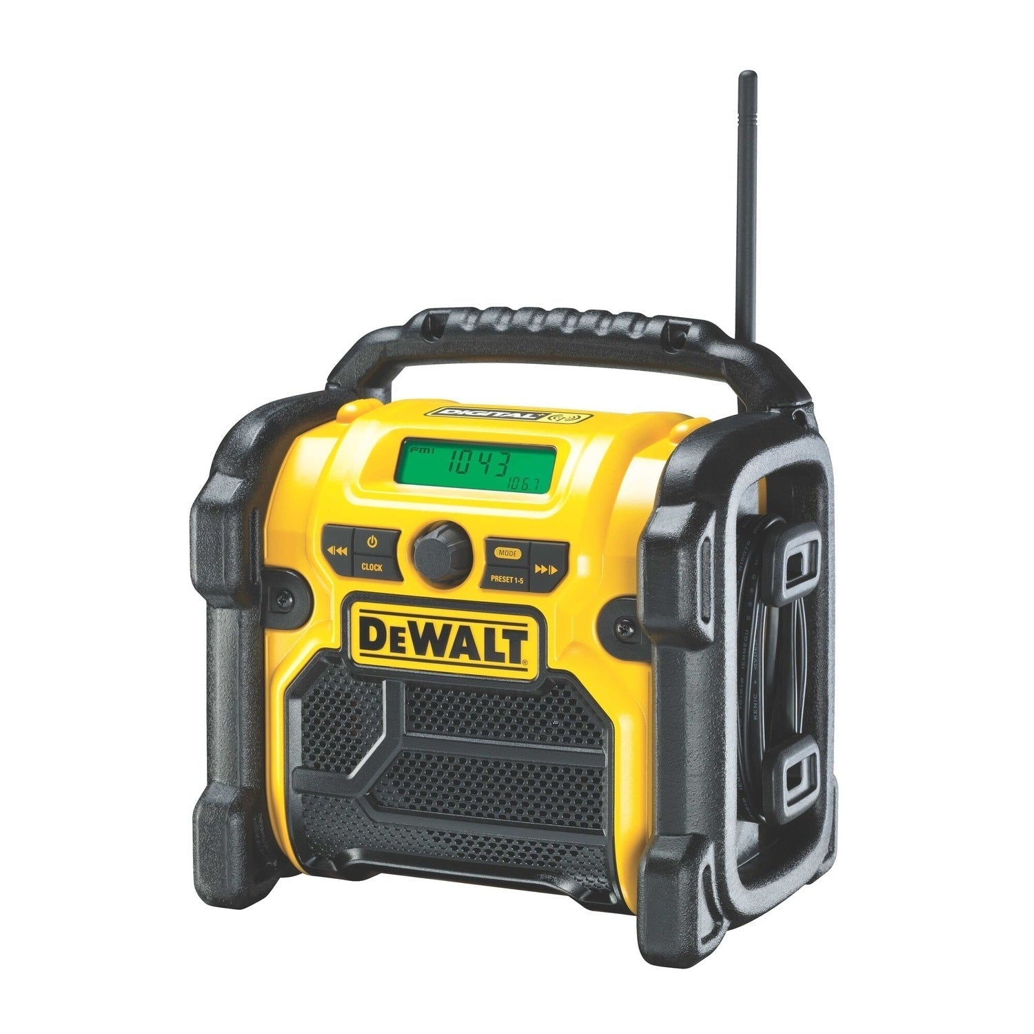 DeWALT DCR020-QW DCR020 XR Radio compacta DAB+/FM de 10,8-18 V