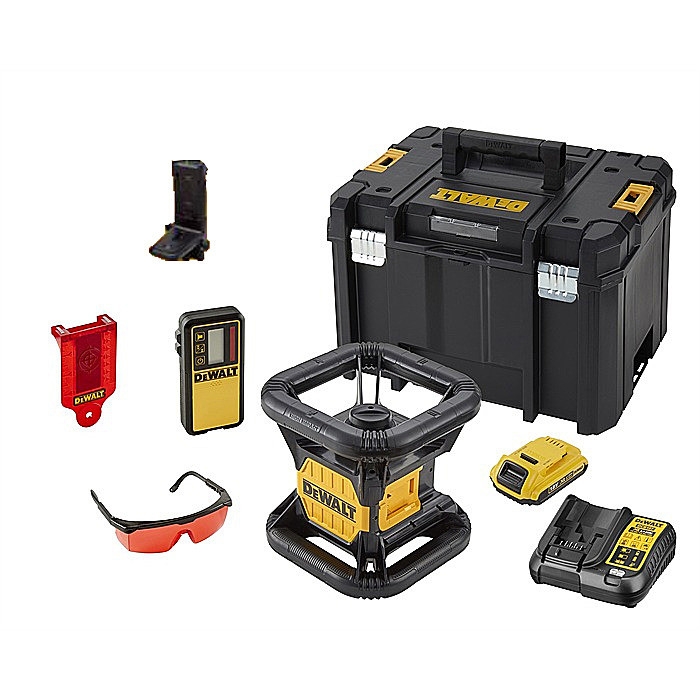 DeWalt DCE074D1R-QW 18V 2.0Ah Li-Ion Láser rojo giratorio totalmente automático(interior)