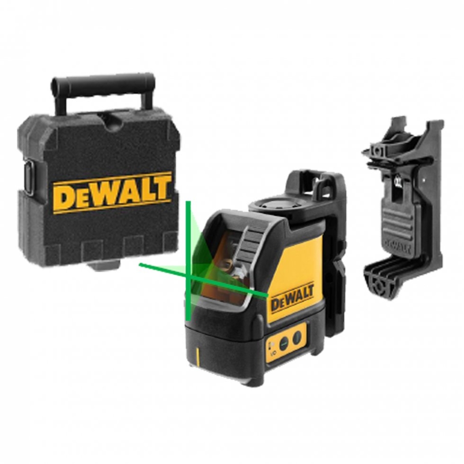 DeWalt DW088CG-XJ Láser de línea cruzada 2 líneas Verde