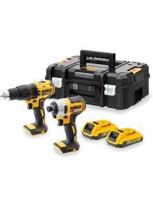 DeWALT DCK2060D2T-QW Comboset 18V 2.0Ah Li-Ion - DCD778 Taladro de Impacto sin Cable + DCF787 Destornillador de Impacto