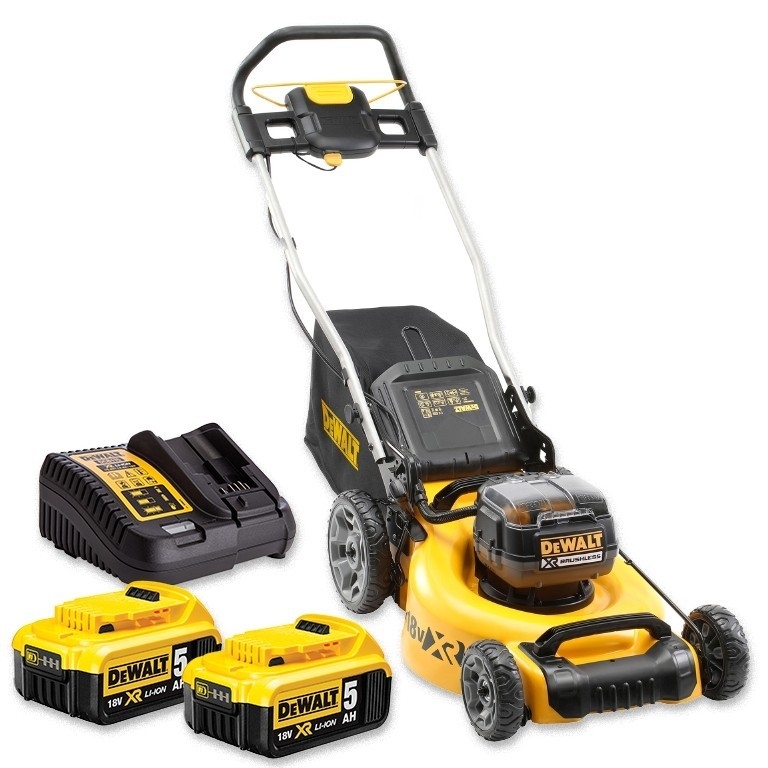 DeWalt DCMW564P2-QW Accu Cortacésped 48 cm 2 x 18V 5.0Ah Li-Ion
