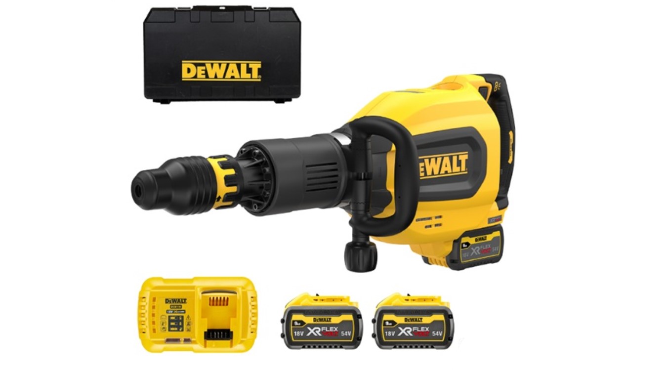 DeWalt DCH911X3-QW Martillo sin cable SDS-Max FlexVolt 54V 3 x 9,0Ah Li-Ion