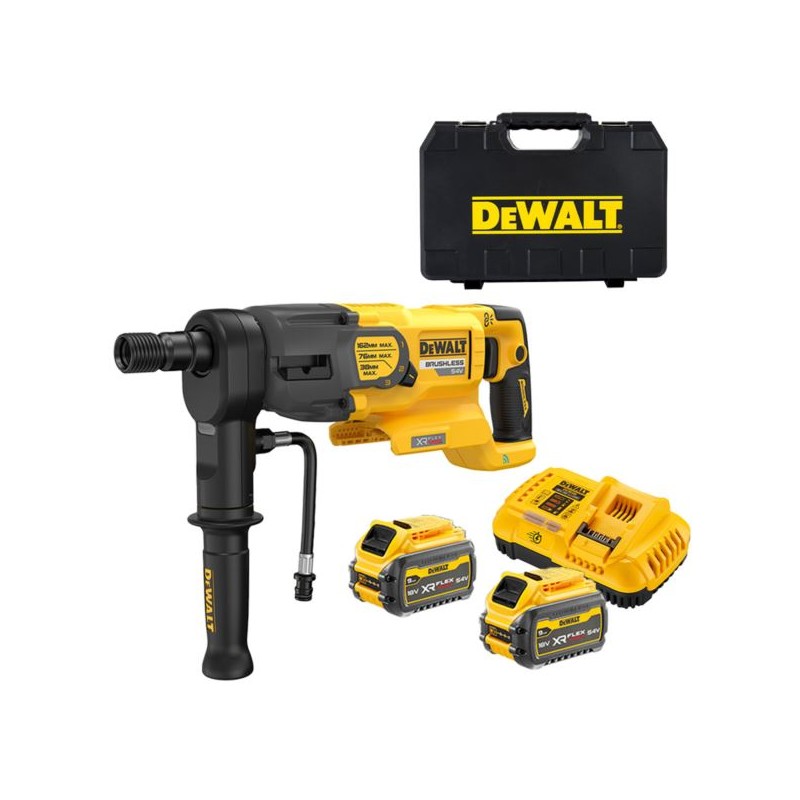 DeWalt DCD150X2-QW Taladro de diamante 18V 9 Ah Li-ion