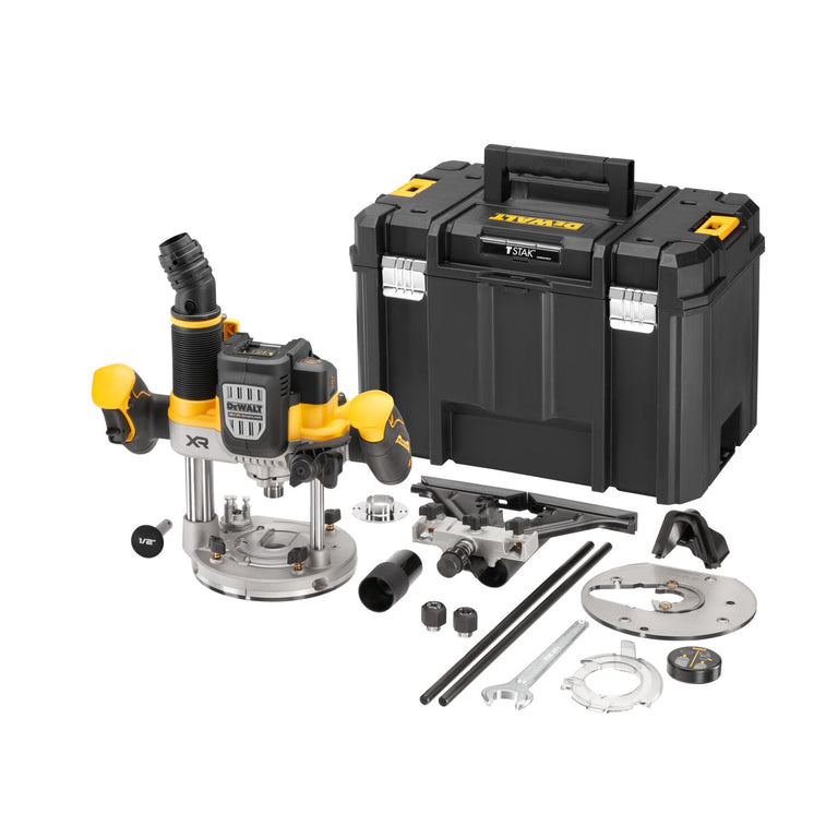 DeWALT DCW620NT-XJ 18V XR 12mm router excl. batería y cargador en TSTAK