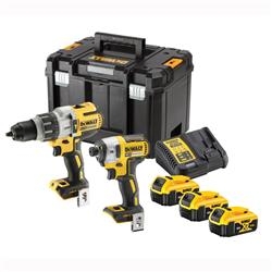 DeWalt DCK276P3T-QW Comboset 18V 3 x 5.0Ah Li-Ion - DCD996 Martillo perforador sin cable + DCF887 Atornillador de impacto