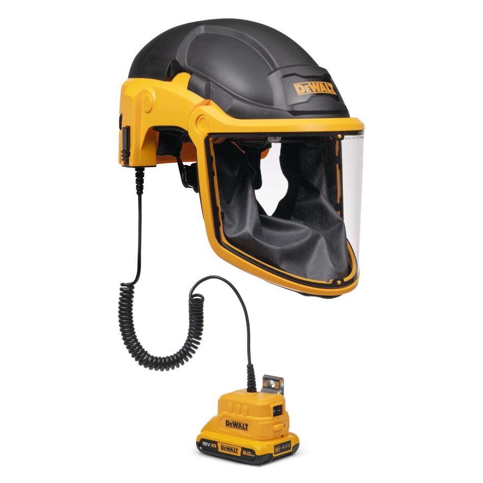 DeWalt DXPGH2SB21 Respirador purificador de aire con visera P3 18 V 2,0 Ah