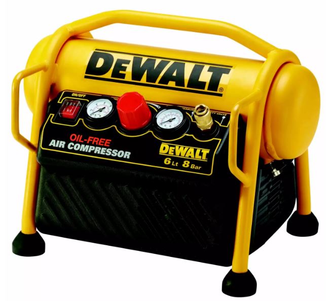 DeWALT DPC6MRC-QS Compresor 6 litros + manguera 5m