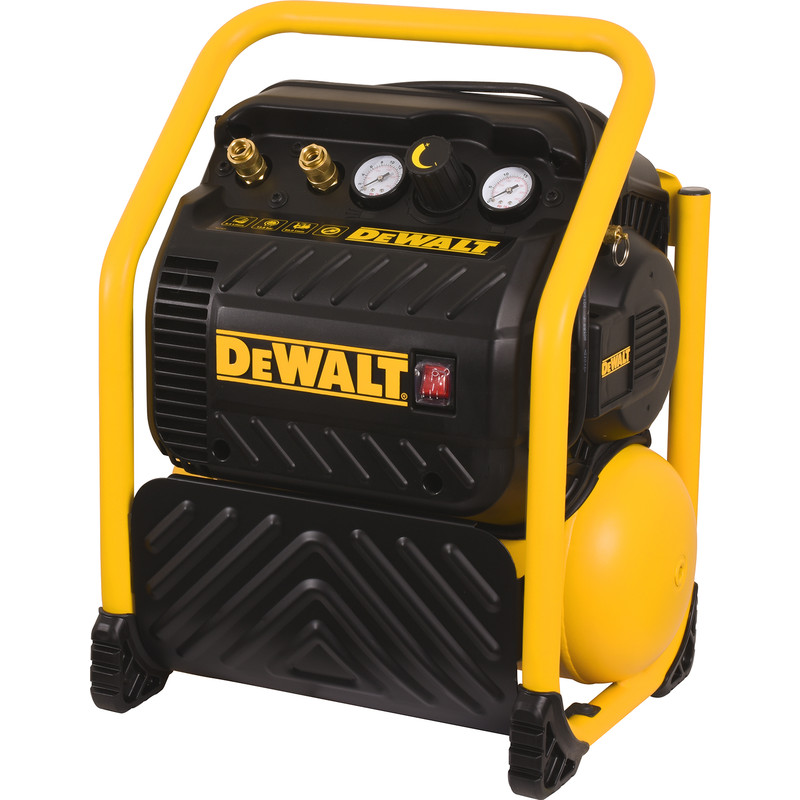 DeWalt DPC10QTC-QS Compresor Sin aceite 10 litros + 10m manguera