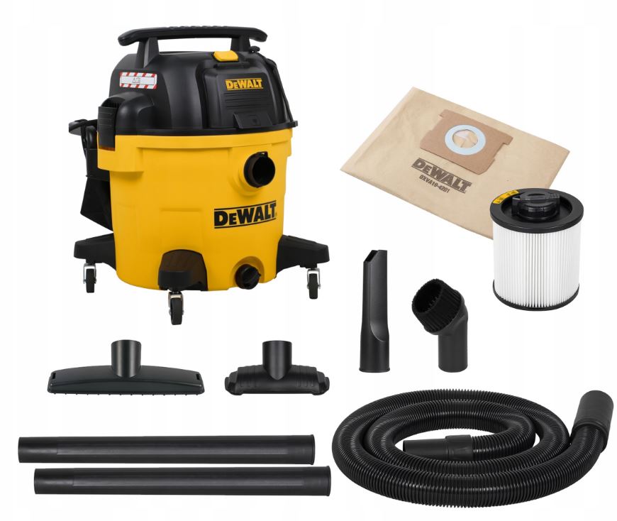 DeWalt DXV34P-QT Aspirador en seco/húmedo silencioso 34L