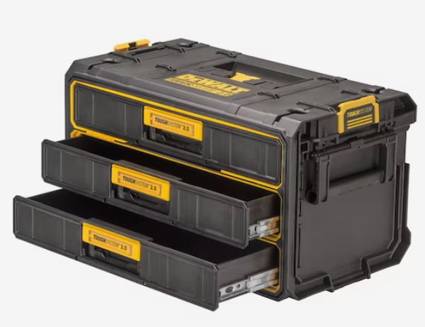 DeWalt Accesorios DWST08330-1 Maletín ToughSystem 2.0 con 3 cajones
