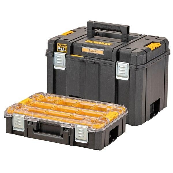 DeWALT Accesorios DWST83520-1 T-STAK 2.0 VI maletín profundo de herramientas + organizador
