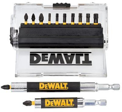DeWalt Accesorios DT70574T-QZ Impact Torsion Juego de puntas de atornillar de 14 piezas con guía de tornillo